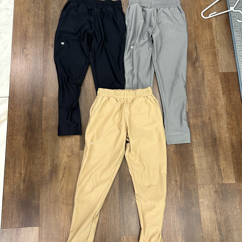 Kids courtside Joggers - Black, Gray, and Tan